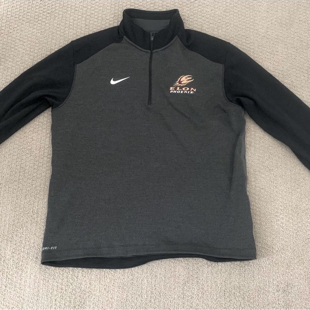 Elon University Nike Dry Fit Quarter Zip - Size Large New Without Tags